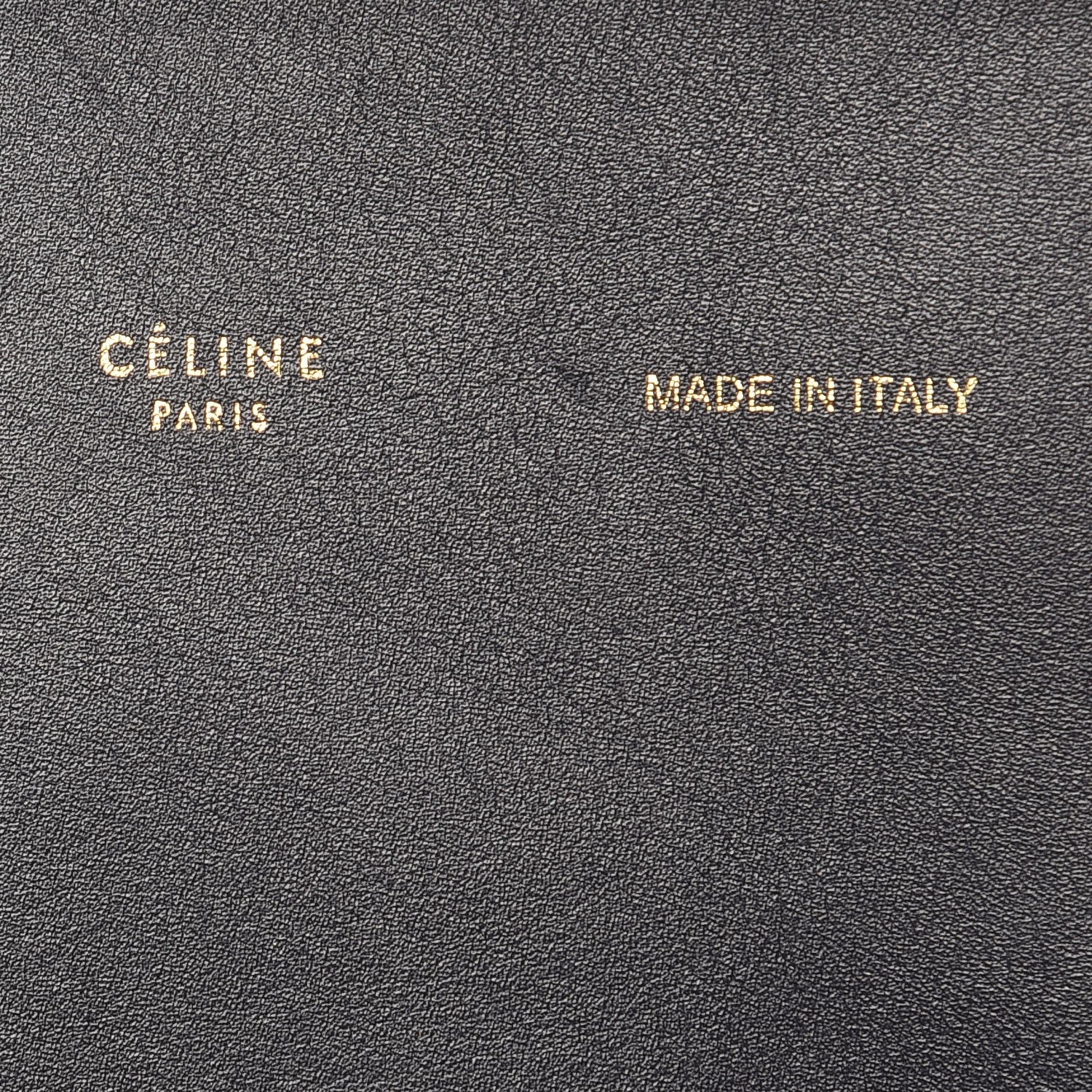 Celine Shiny Smooth Calfskin Small Twisted Cabas Navy Dark Green 6 of 13