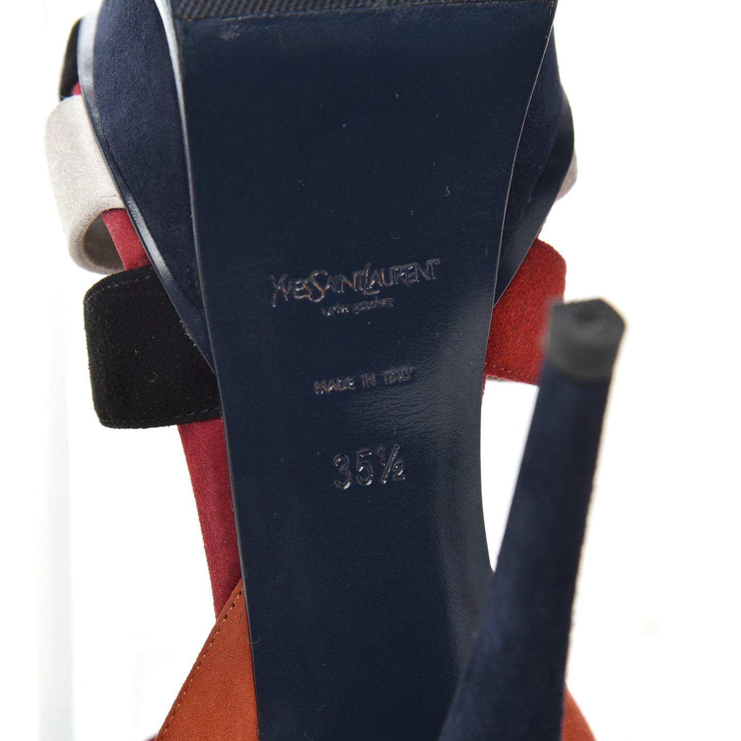 Suede Tribute 105 Platform Sandals 35.5 Pacific