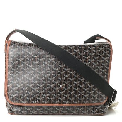 Goyard Goyardine Capetien Messenger Bag Black Gold 1 of 9