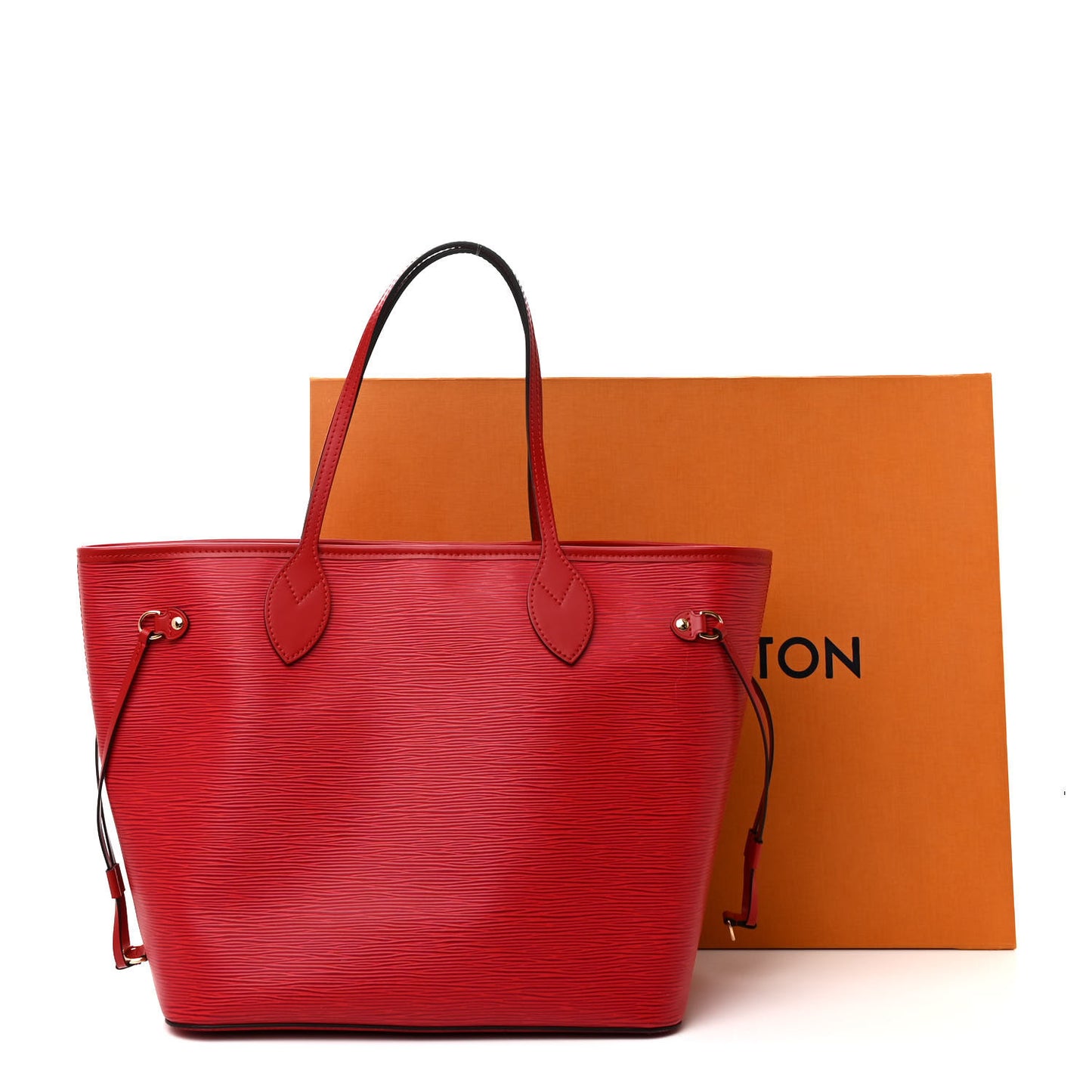 Epi Monogram Neverfull MM Castillan Red