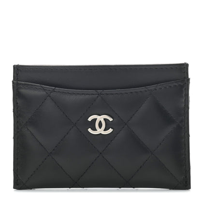 Chanel Lambskin Quilted Card Holder Black 1 of 7