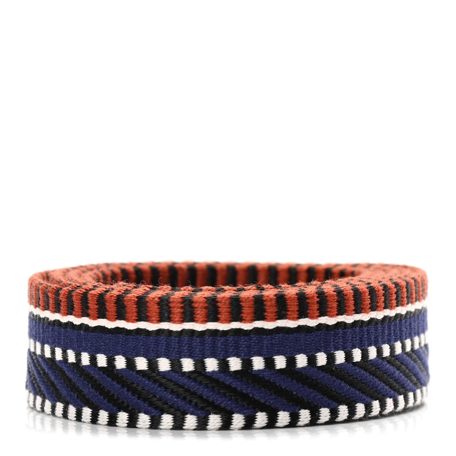Hermes Toile Swift 25mm Sangle Cavale Shoulder Strap Terre Battue Bleu Indigo Black 2 of 4