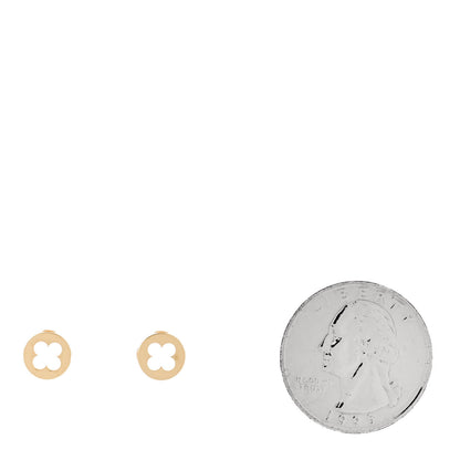 Louis Vuitton 18K Yellow Gold Empreinte Ear Studs Earrings 2 of 5