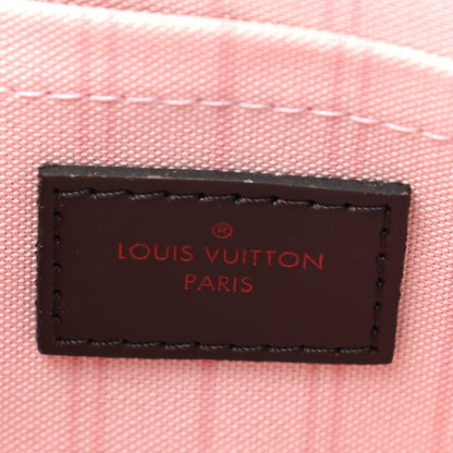 Louis Vuitton Damier Ebene Neverfull MM GM Pochette Rose Ballerine 6 of 7
