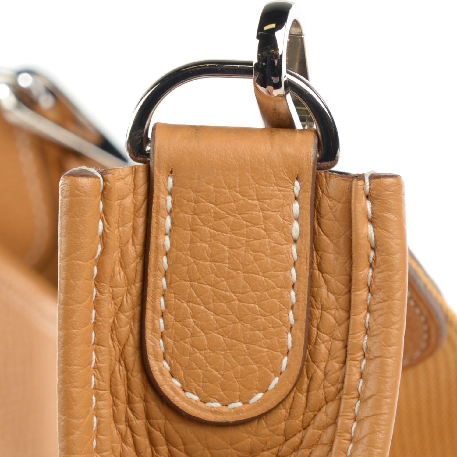 Hermes Taurillon Clemence Evelyne III PM Natural Sable 9 of 16