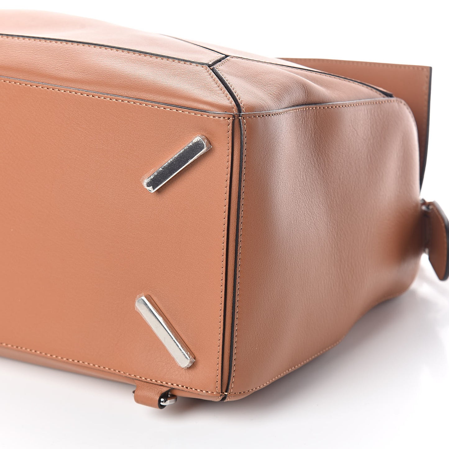 Calfskin Large Puzzle Bag Tan