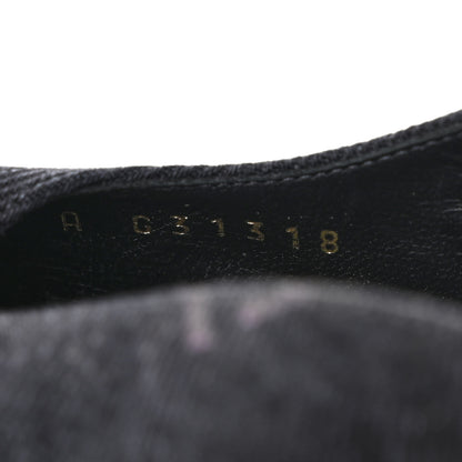 Chanel Denim Cap Toe Denim Mood Slingback Pumps 39 Black Multicolor 9 of 9
