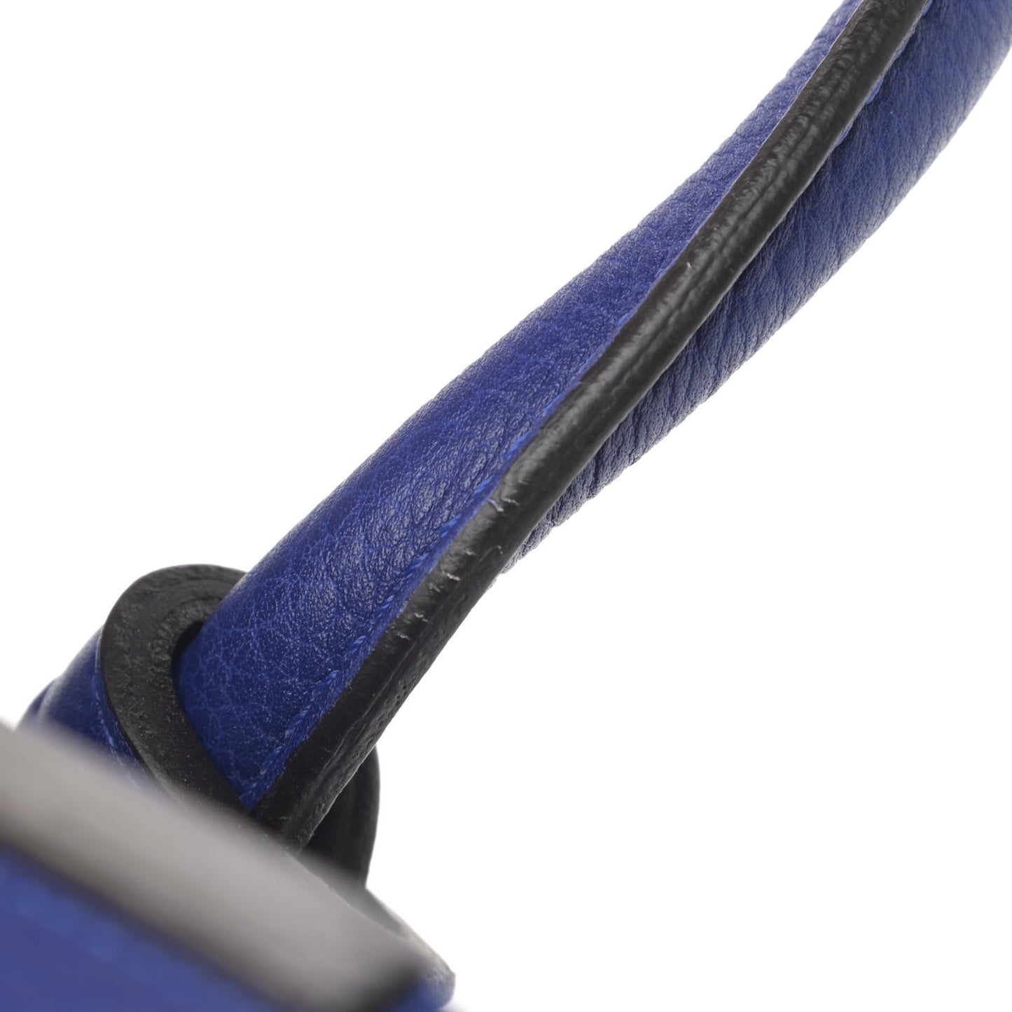 Crisped Calfskin Mini Tie Knot Tote Indigo
