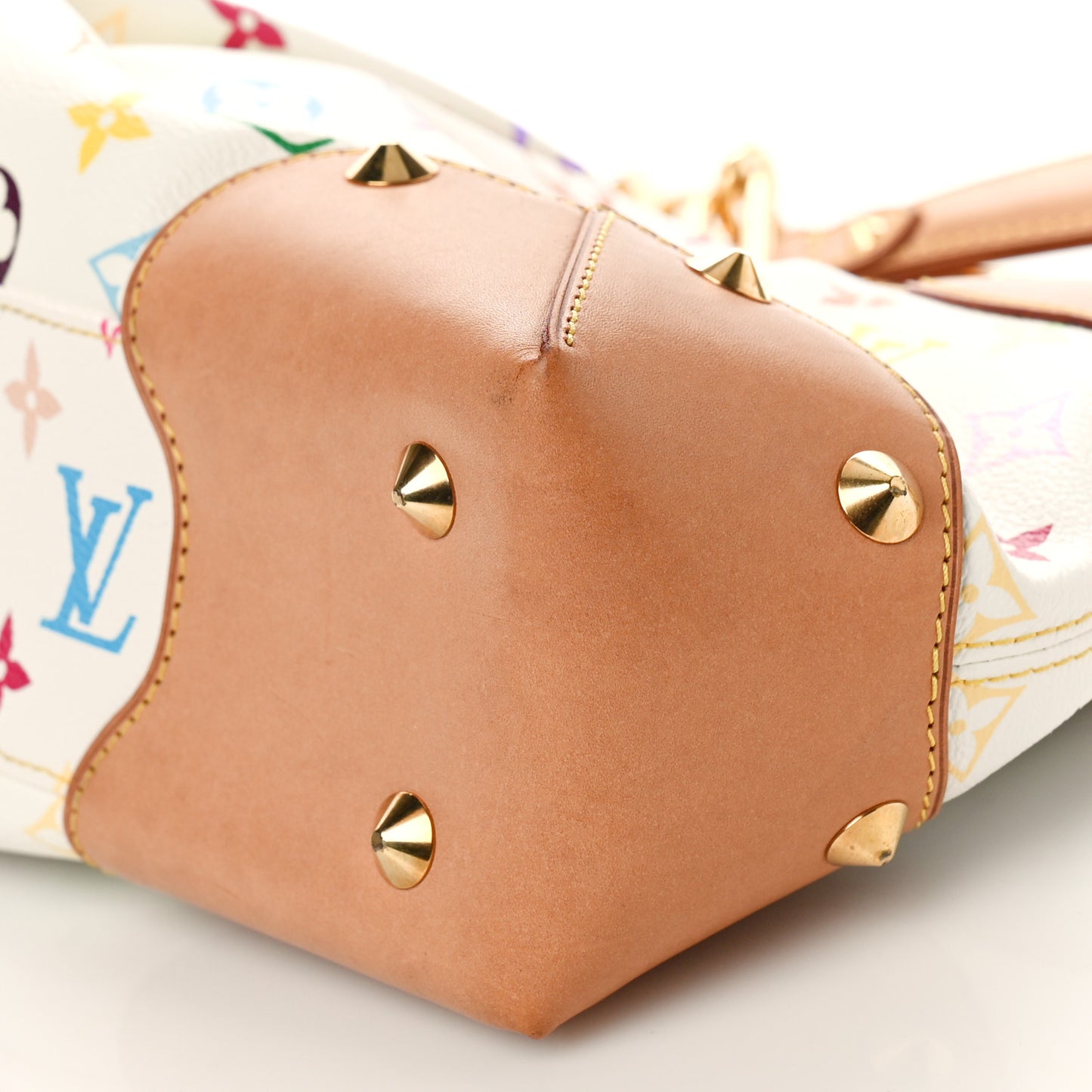 LOUIS VUITTON Monogram Multicolor Judy MM White