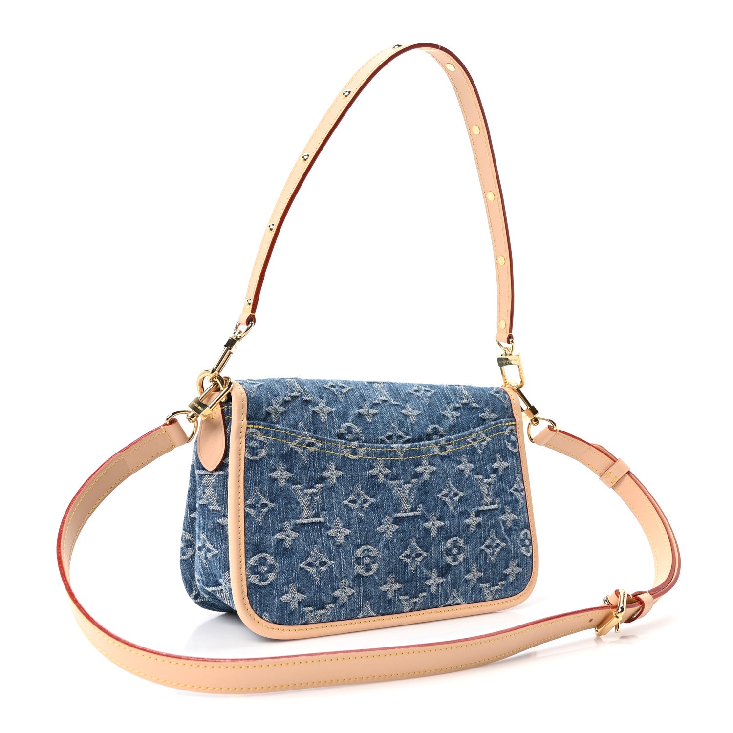 Louis Vuitton Monogram Denim Diane Blue 3 of 9