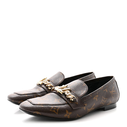 Louis Vuitton Monogram Upper Case Flat Loafer 38.5 4 of 9