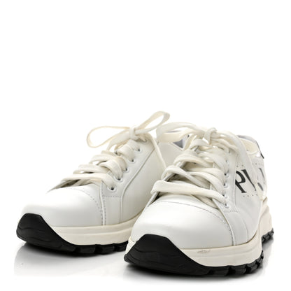 Prada Vitello Soft Logo Sneakers 36 White 4 of 10