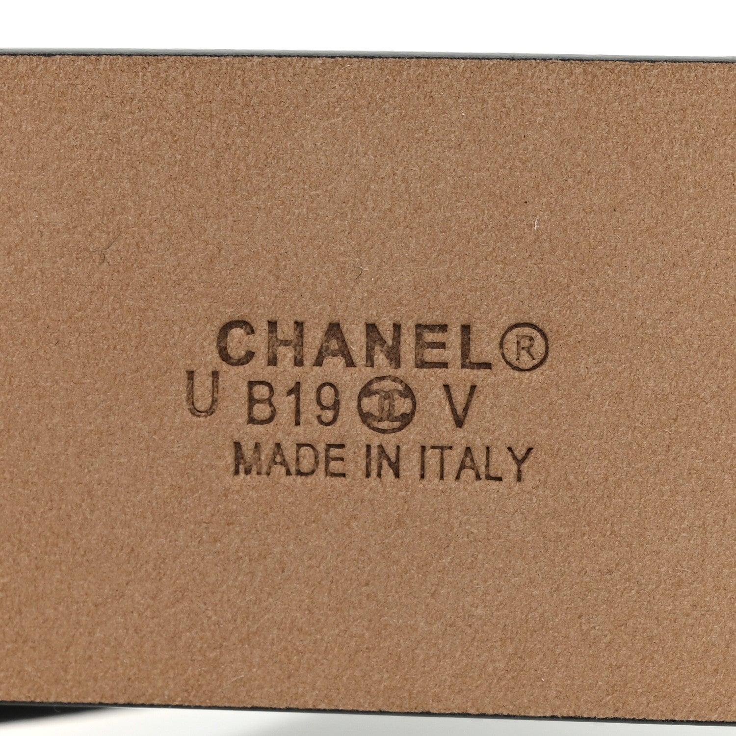 Chanel Calfskin Belt 95 38 Black 3 of 6