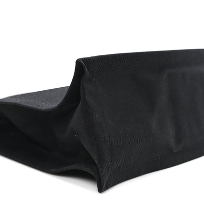 Saint Laurent Linen Calfskin Rive Gauche Tote Black 8 of 9