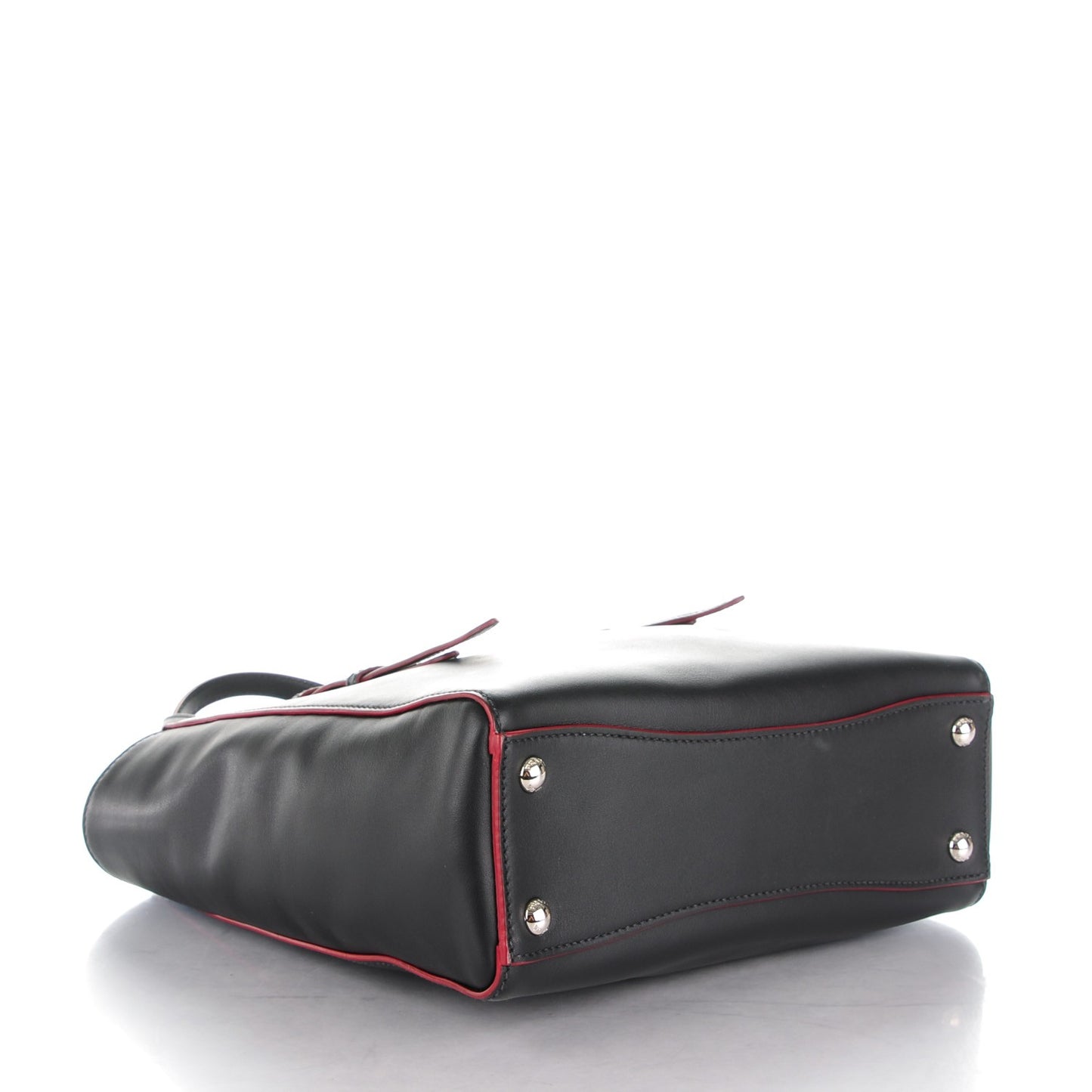 City Calf Sport Tote Black Rosso