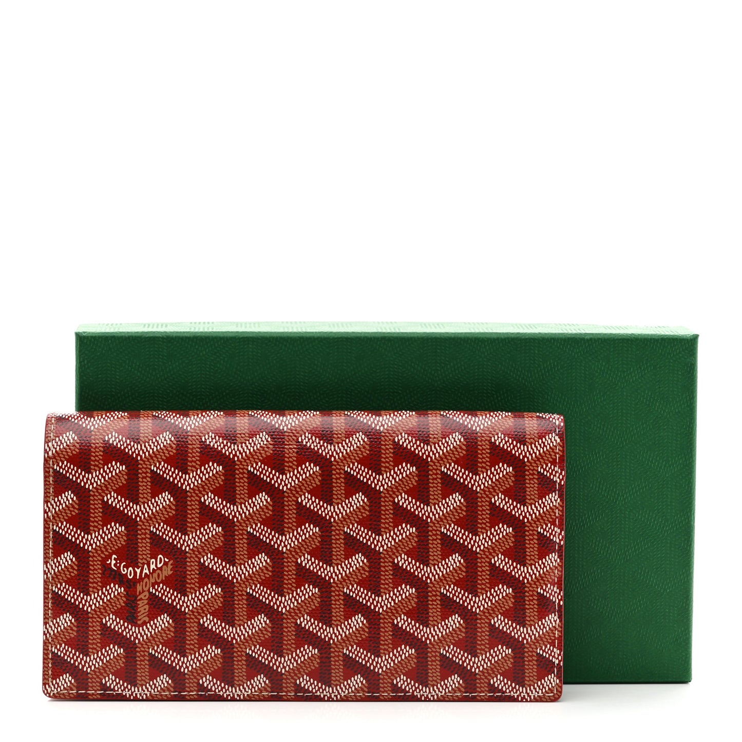 Goyardine Richelieu Wallet Red