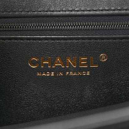 Chanel Lambskin Calfskin Mini Chocolate Bar Flap Bag Black 6 of 11