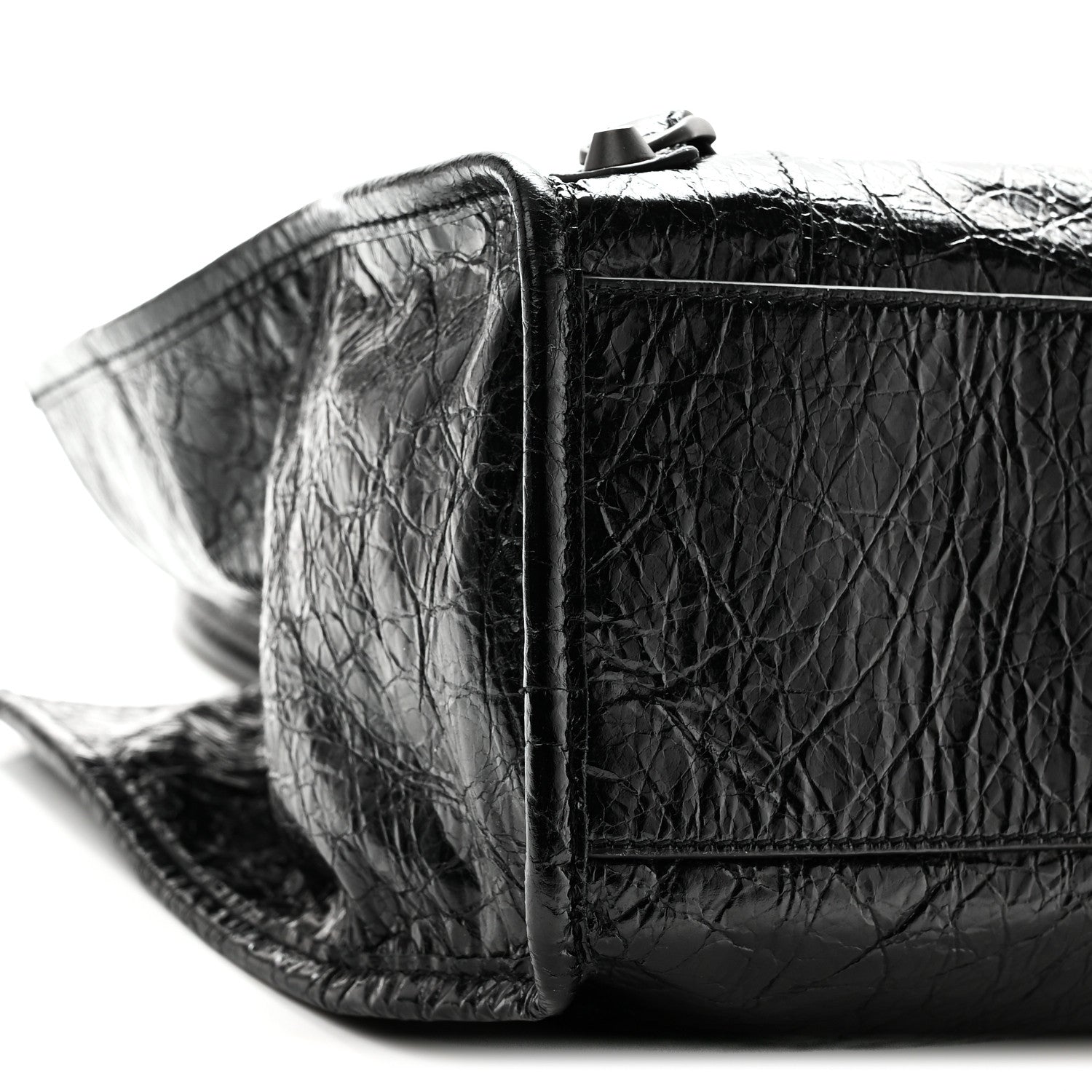 Balenciaga Agneau Arena Classic Hardware Small Le City Tote Black Black 9 of 10