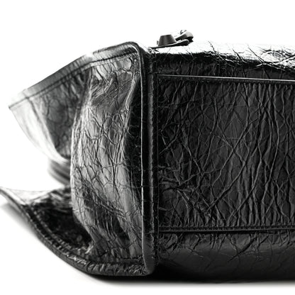 Balenciaga Agneau Arena Classic Hardware Small Le City Tote Black Black 9 of 10