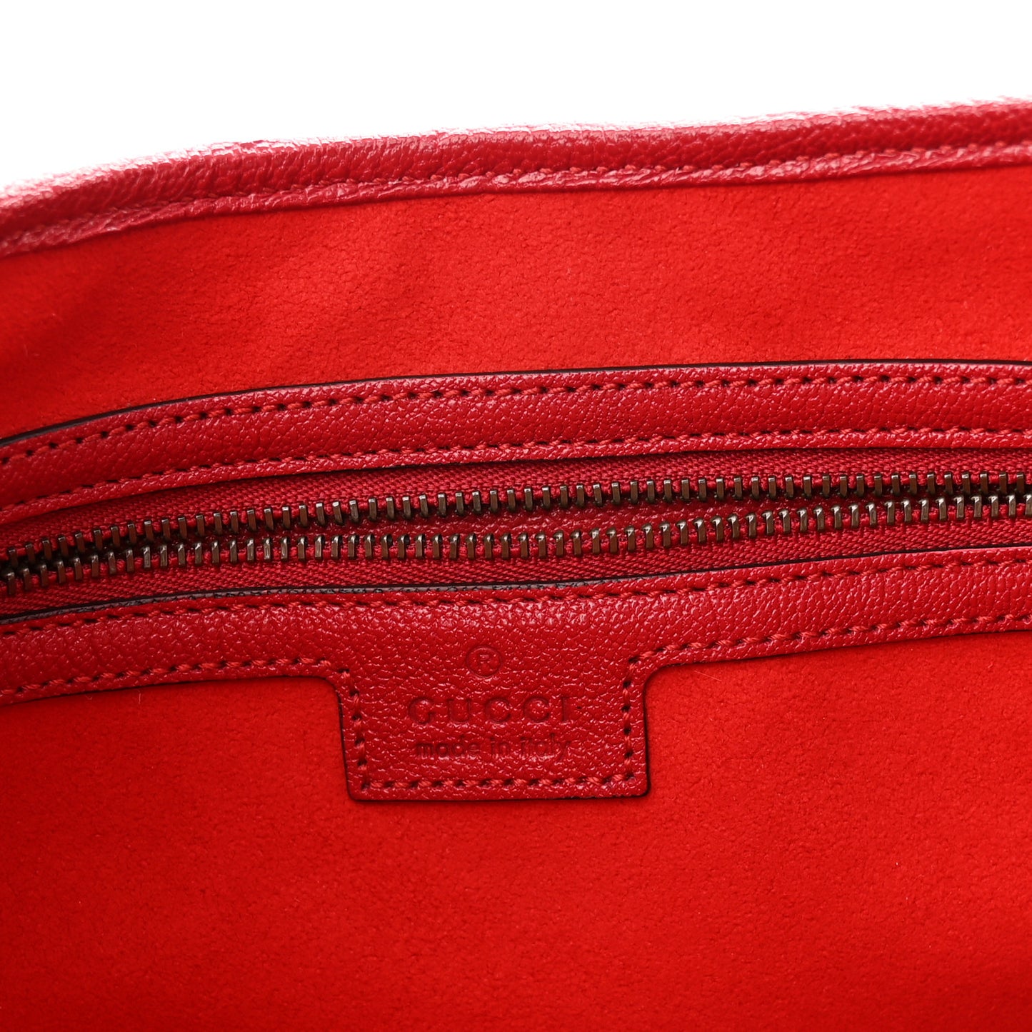 Goatskin Medium Aphrodite Shoulder Bag Hibiscus Red