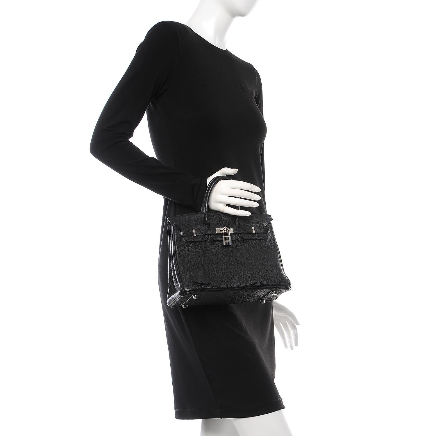 Hermes Togo Birkin 25 Black 2 of 8