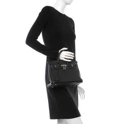 Hermes Togo Birkin 25 Black 2 of 8