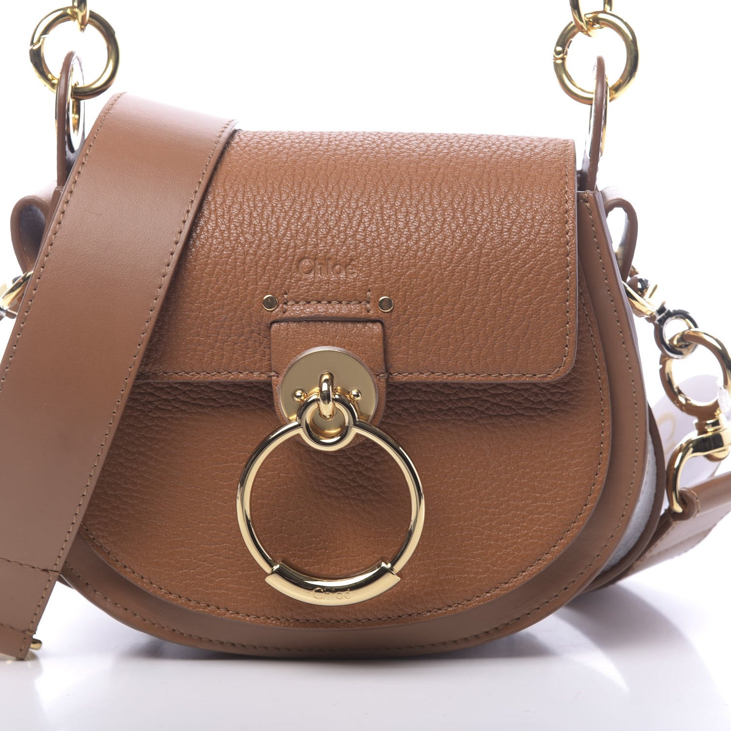Calfskin Small Tess Bag Caramel