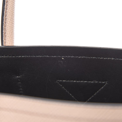 Prada Saffiano Cuir Medium Double Bag Cipria Black 13 of 14