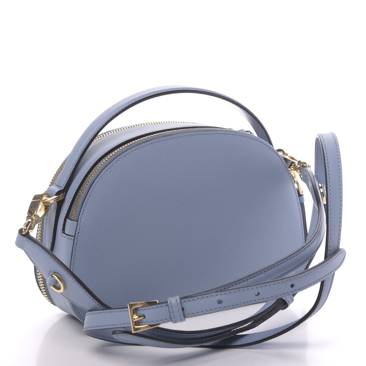 Prada Saffiano Lux Odette Crossbody Astrale 3 of 10