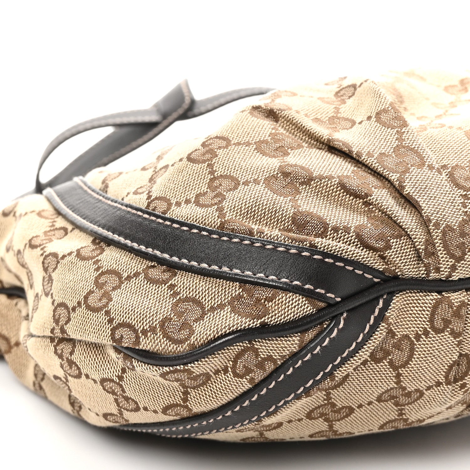Gucci Monogram Small D Gold Ring Messenger Dark Brown 9 of 10