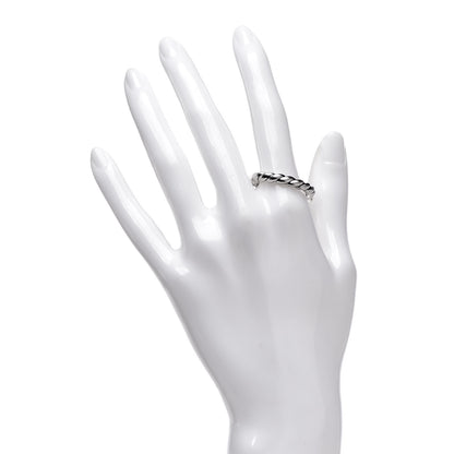 David Yurman Sterling Silver 7mm Maritime Shackle Ring 62 10 2 of 4