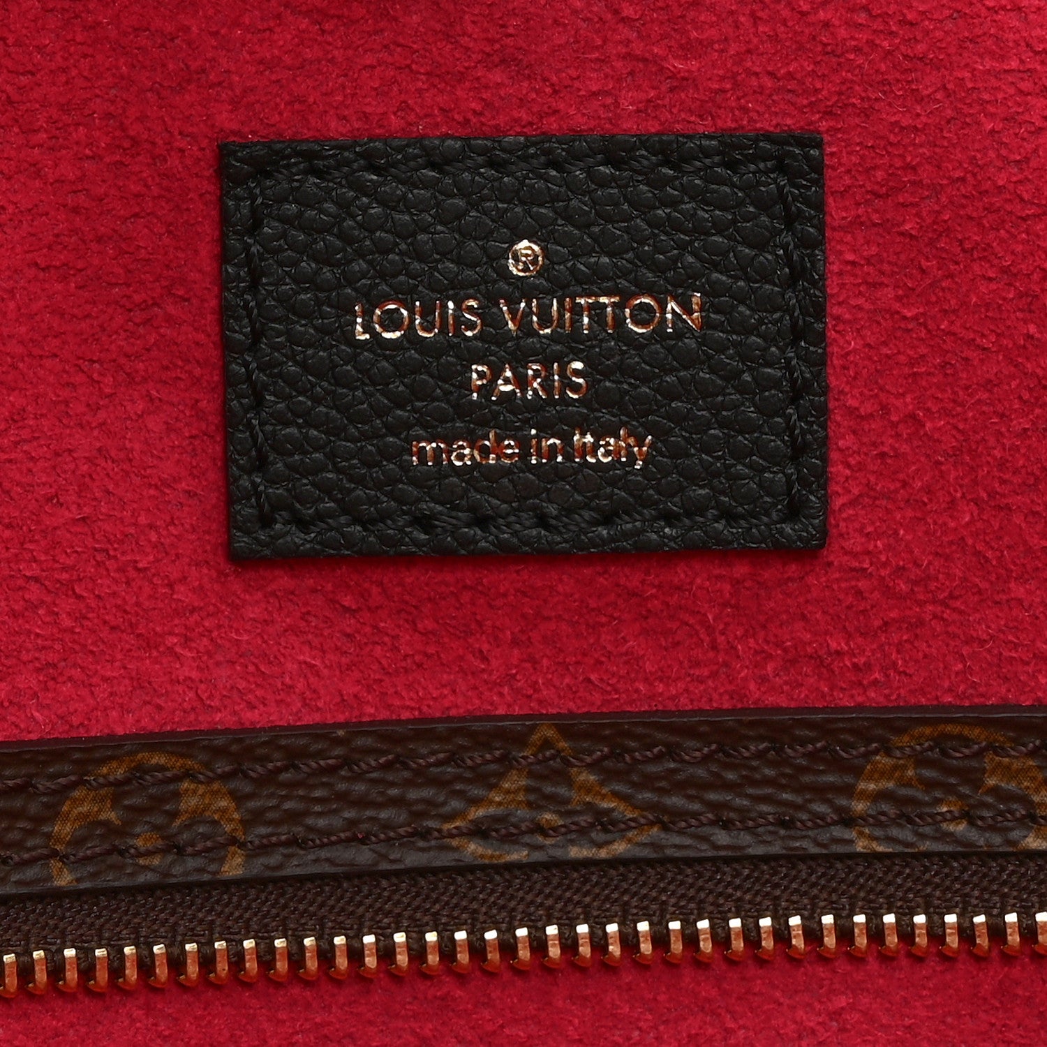 Louis Vuitton Calfskin Monogram Teddy Neverfull MM Black 7 of 10
