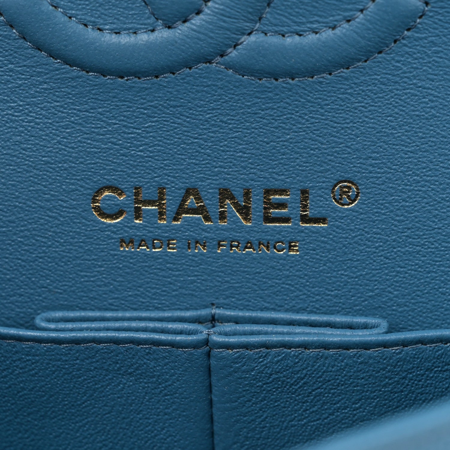 Chanel Caviar Quilted Small Double Flap Blue 6 of 11