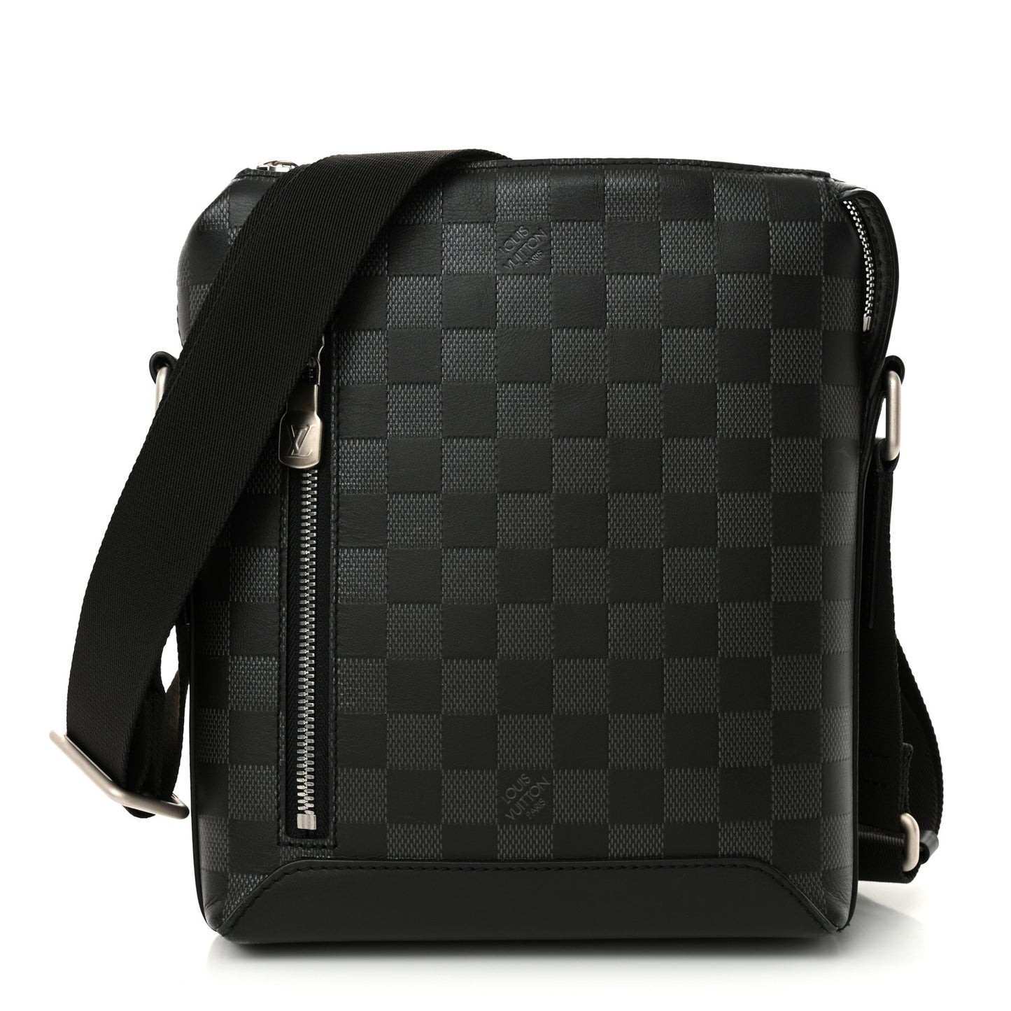 Damier Infini Discovery Messenger BB Onyx