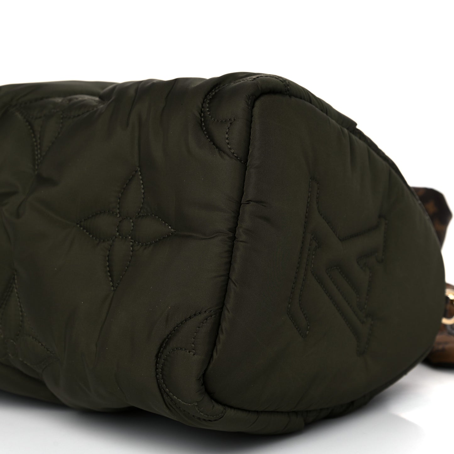 Econyl Mini Monogram Pillow Speedy Bandouliere 25 Khaki