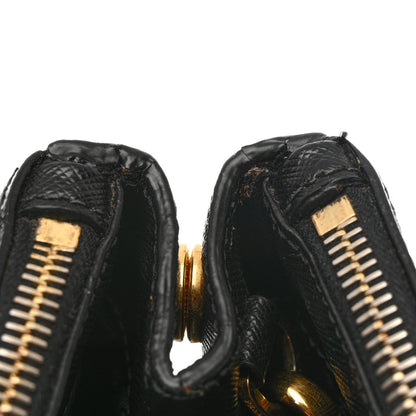 Prada Saffiano Medium Galleria Double Zip Tote Black 19 of 21