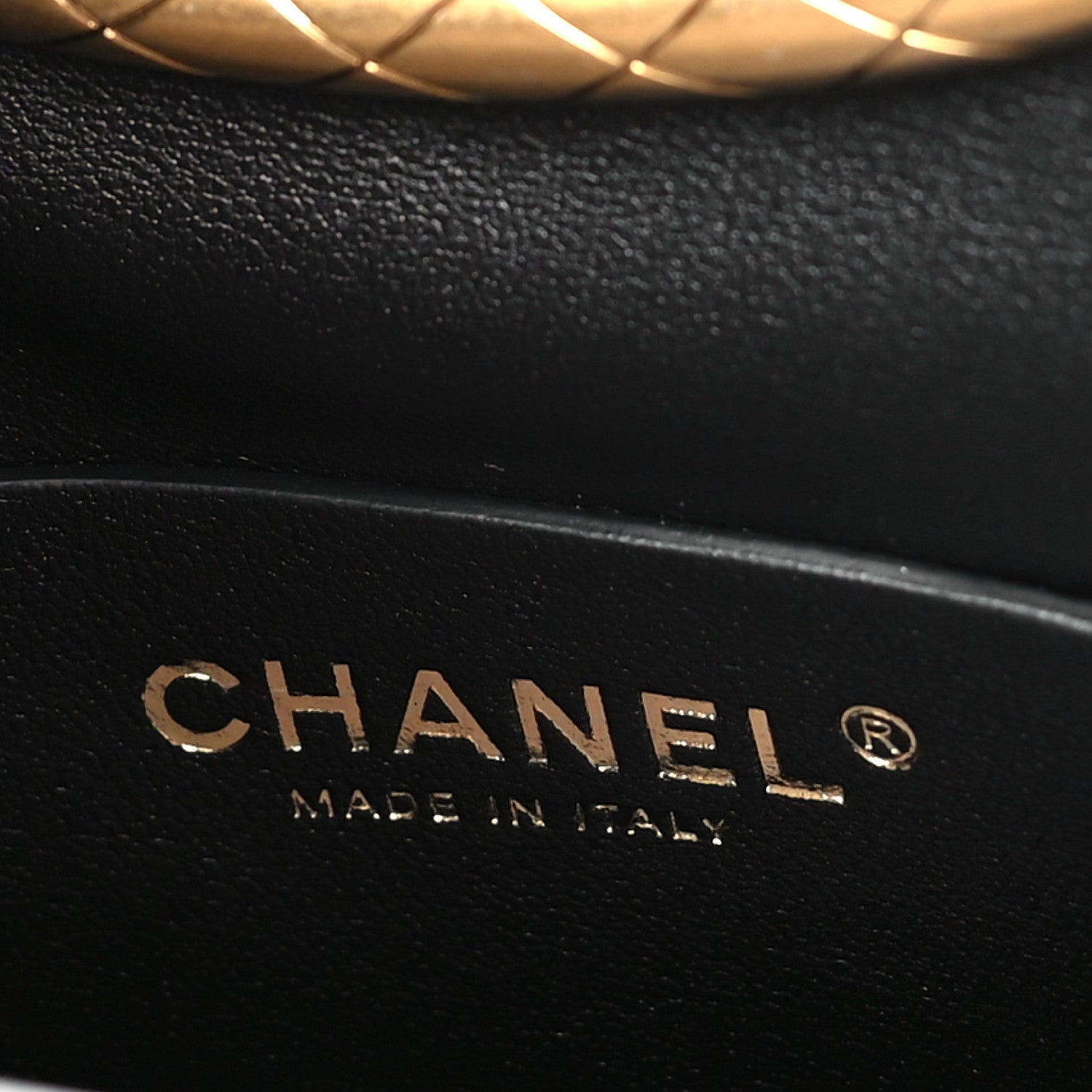 Chanel Lambskin Quilted Clutch Mini Flap Bag Black 6 of 10
