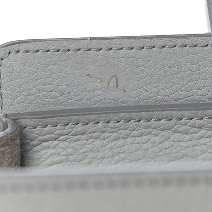 Celine Baby Drummed Calfskin Micro Luggage Sky 10 of 14