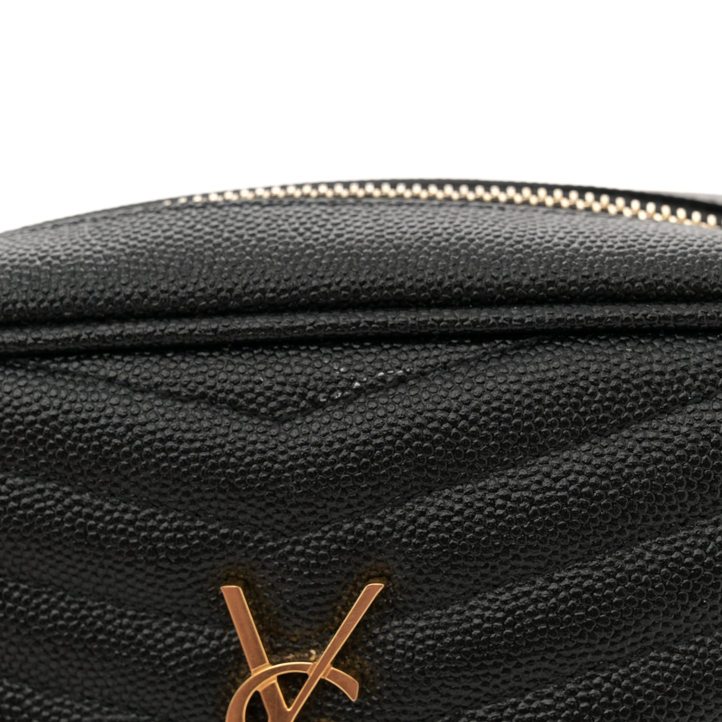 Grain De Poudre Matelasse Monogram Mini Lou Camera Bag Black