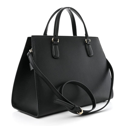 Gucci Dollar Calfskin Large Soho Top Handle Satchel Black 3 of 14