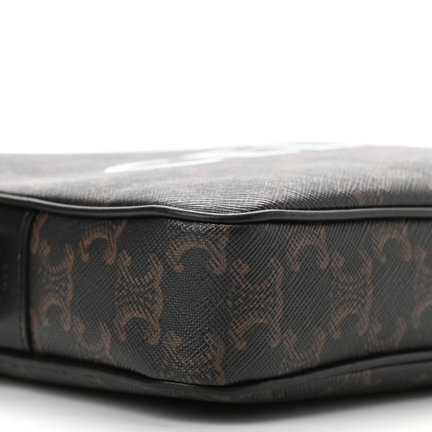 Triomphe Canvas Medium Messenger Bag Black