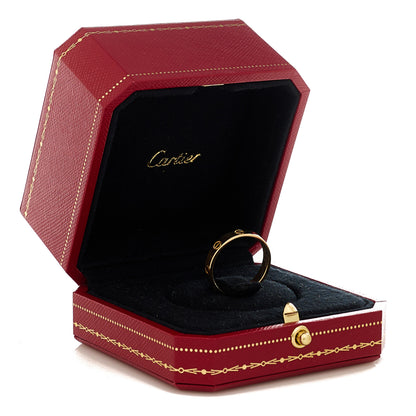 Cartier 18K Yellow Gold 3.5mm LOVE Wedding Band Ring 58 8.25 5 of 5