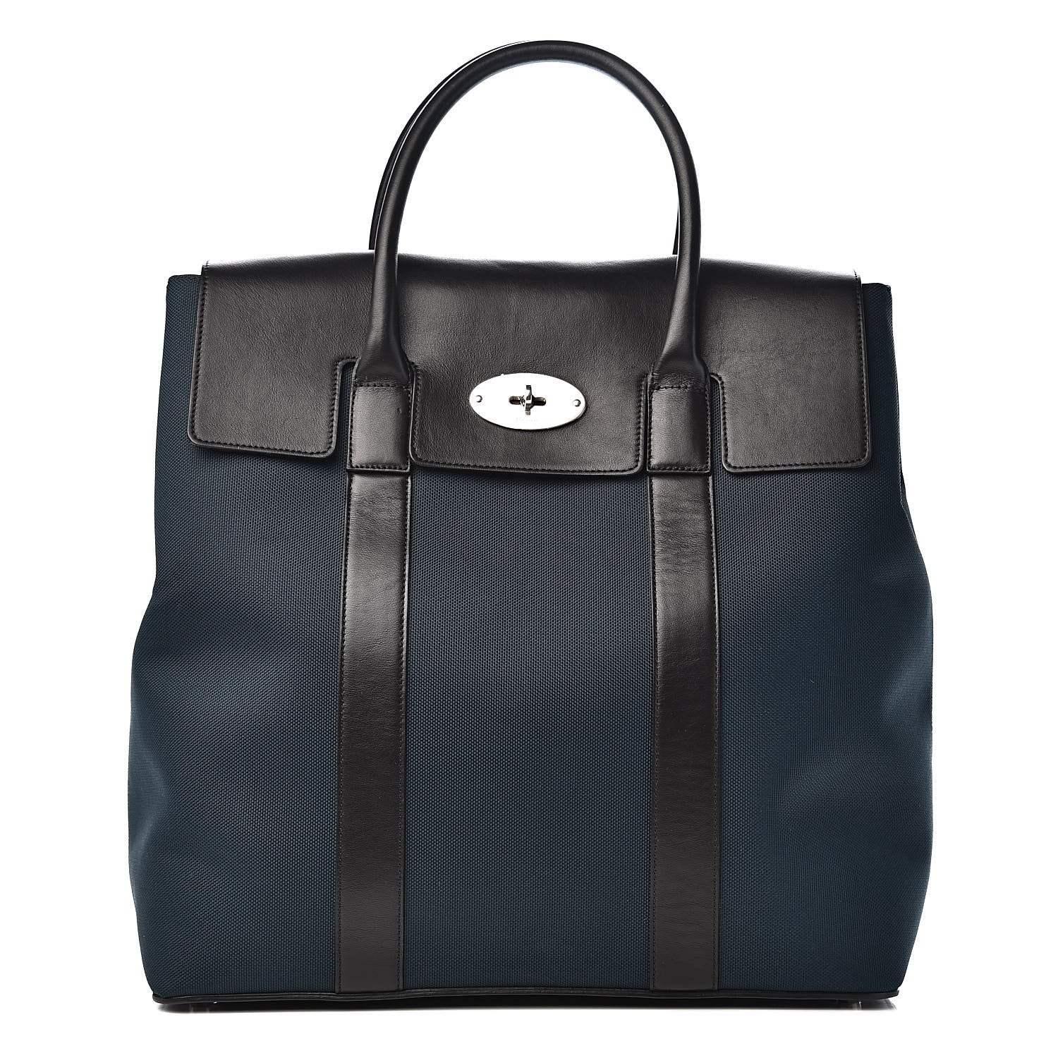 Mulberry Nylon Calfskin Tall Bayswater Midnight Black 1 of 10