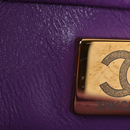 Chanel Caviar Quilted Mini Coco Handle Flap Purple 7 of 14
