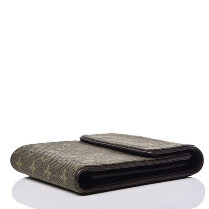 Louis Vuitton Mini Monogram Compact Wallet Kaki 4 of 6