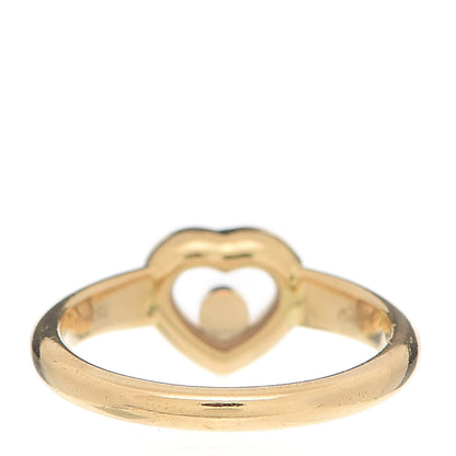 Chopard 18K Yellow Gold Diamond Happy Heart Ring 51 5.75 3 of 6