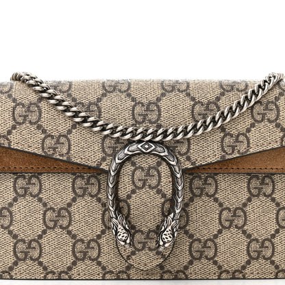 Gucci GG Supreme Monogram Super Mini Dionysus Shoulder Bag Taupe 7 of 12