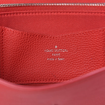 Louis Vuitton Calfskin Lockme II Wallet Rubis 6 of 8