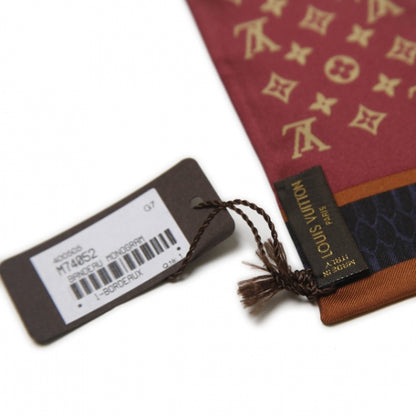 Louis Vuitton Silk Monogram Mirage Bandeau Bordeaux 6 of 6