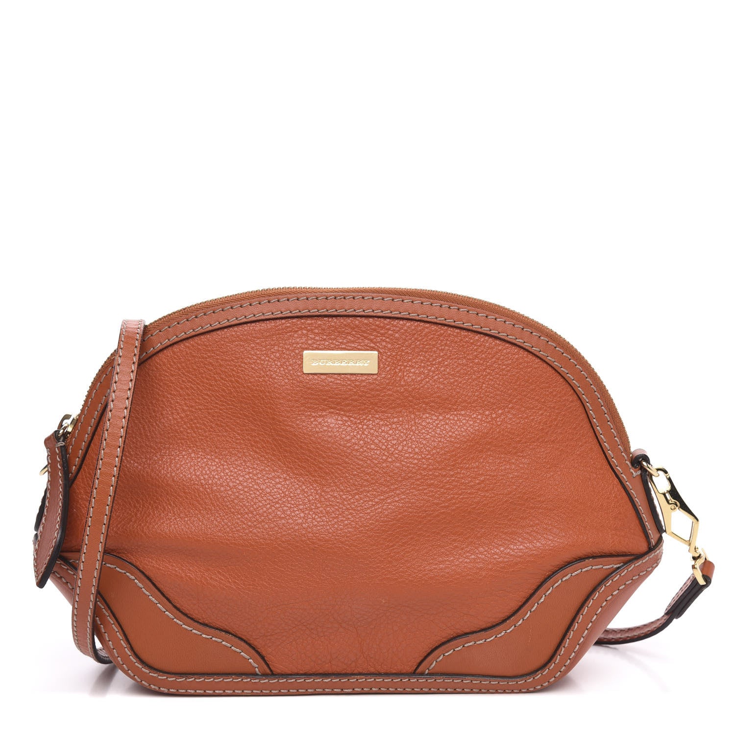 Burberry Grained Calfskin Small Orchard Crossbody Orange 1 of 9